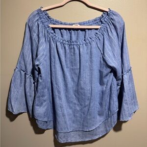 Westport Blue Women's 3/4" Sleeve Top Medium